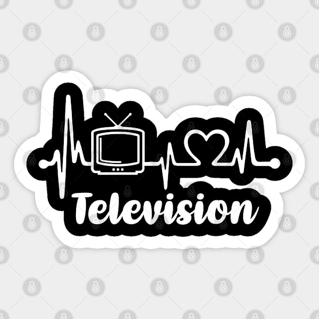 television white Sticker by equiliser